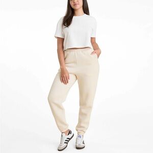 NEW Nuuds Classic Heather Bone Sweatpants Sz XL